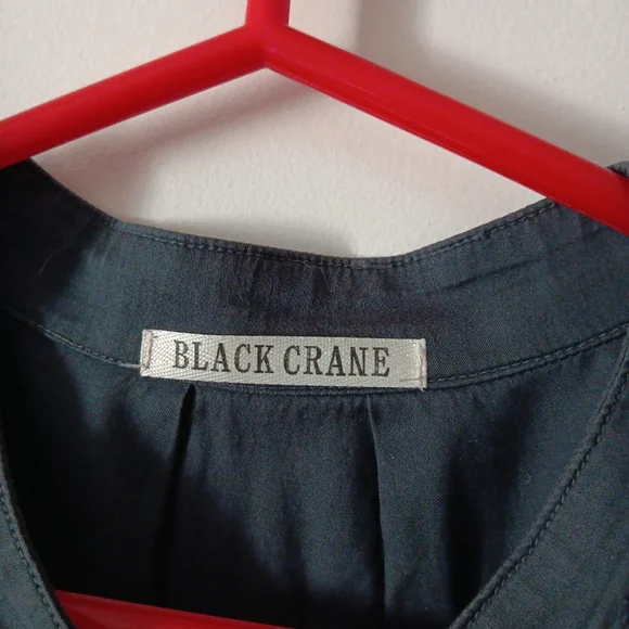 BLACK CRANE Dark Grey Cotton Relaxed Jumpsuit L - Picture 7 of 9